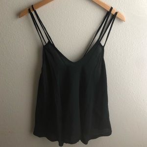 Brandy Melville Strappy Black Tank